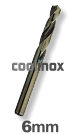 6,0 mm / HSS-E (Cobalt) Spiraalboor - normale uitvoering