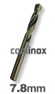 7,8 mm / HSS-E (Cobalt) Spiraalboor - normale uitvoering