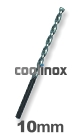10,0 mm / HSS-E (Cobalt) Spiraalboor - lange uitvoering