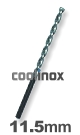 11,5 mm / HSS-E (Cobalt) Spiraalboor - lange uitvoering