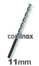 11,0 mm / HSS-E (Cobalt) Spiraalboor - lange uitvoering