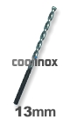 13,0 mm / HSS-E (Cobalt) Spiraalboor - lange uitvoering