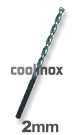 2,0 mm / HSS-E (Cobalt) Spiraalboor - lange uitvoering