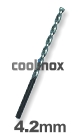 4,2 mm / HSS-E (Cobalt) Spiraalboor - lange uitvoering