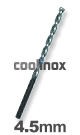 4,5 mm / HSS-E (Cobalt) Spiraalboor - lange uitvoering