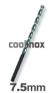 7,5 mm / HSS-E (Cobalt) Spiraalboor - lange uitvoering