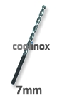 7,0 mm / HSS-E (Cobalt) Spiraalboor - lange uitvoering