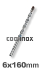 6,0mm x L 160mm / SDS-PLUS HM-tip