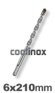 6,0mm x L 210mm / SDS-PLUS HM-tip
