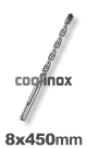 8,0mm x L 450mm / SDS-PLUS HM-tip