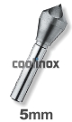 5,0 mm / HSS-E Verzinkfrees 90 graden, schuin gat