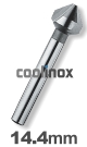 14,4 mm / HSS-E Verzinkfrees 90 graden