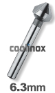 6,3 mm / HSS-E Verzinkfrees 90 graden