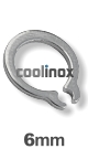 6mm as / verp. 200 st. - DIN 471 1.4122