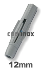 12 x 66mm / per stuk - plug nylon