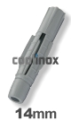 14 x 70mm / per stuk - plug nylon