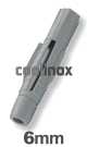 6 x 34mm / verp. 100 st. - plug nylon
