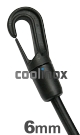 Patenthaak Shockcord 6mm / per stuk