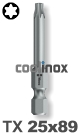 TX 25 / per stuk - CrMoV-Staal 1/4 bit